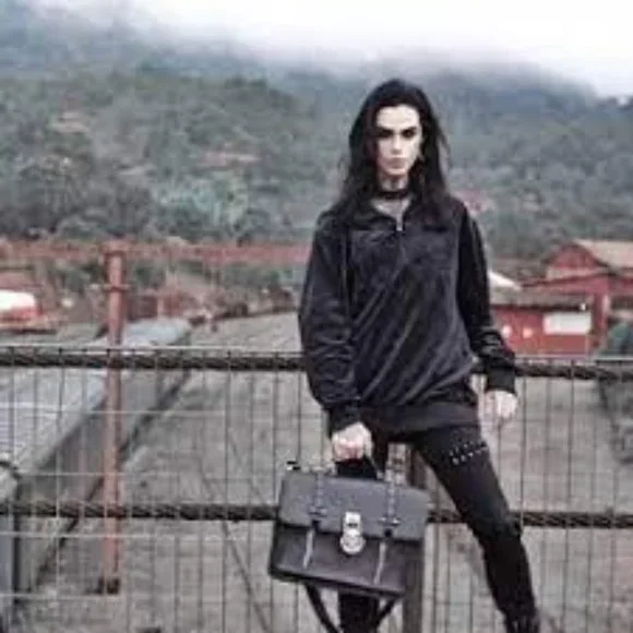 🆕 Killstar "Fester" Velour Black Hoodie - Picture 12 of 15